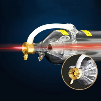0133 Veci 80W CO2 Laser tub carcasa din Lemn, Cutie de Ambalare Lungime 1250 mm Dia.80mm pentru emisiile de CO2 pentru Gravare cu Laser Masina de debitat