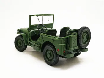 1:18 Militare Tactice Model de Jeep-uri Vechi de-al doilea Război Mondial Willis Vehicule Militare Aliaj de Modelul de Masina Pentru Copii Jucarii si Cadouri Transport Gratuit