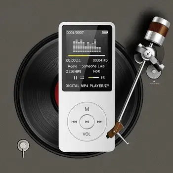 1.8 inch MP3 HIFI Player de Muzică Portabil, Film mass-Media Ebook Digital Cu Radio FM, USB 2.0 Interfață