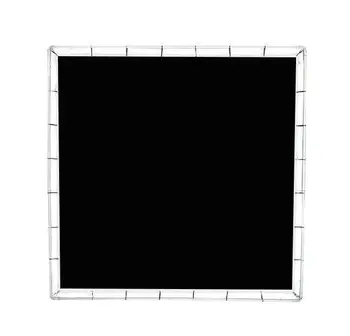 1.8x1.8m 6'x6' 6x6 Negru & Gri dublu fata Cârpă pânză de lumină negru reflecta