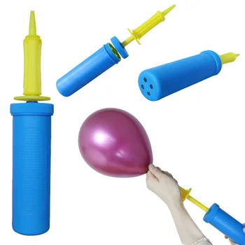 1 BUC de Plastic de Mână Pompă cu Balon Balon Pneumatic Petrecere de Nunta Portabil de Mână Împinge Pompa de Aer Gonflabile Jucărie Baloane Folie Instrumente
