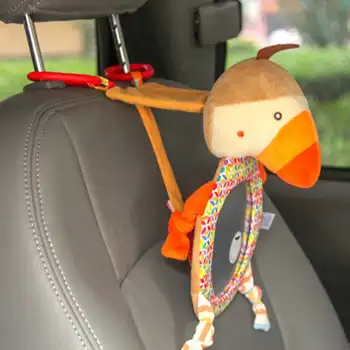 1 buc Desene animate Drăguț Copil Mașină Oglinda Largă Vedere Spate Reglabil Scaun de Siguranță pentru Mașina Înapoi Oglindă Tetiera Montare Pentru Copil Copii Copii