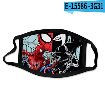 1 buc Jurul miracol Super-erou Max Spiderman Desene animate măști pentru copii Băiat și fată, masca de Praf lavabile Refolosibile masca