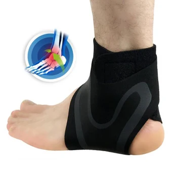 1 BUC Sprijin Glezna Bretele,Elasticitatea Gratuit de Ajustare Protecție Picior Bandaj,Entorsa de Prevenire Sport Fitness Banda de Pază