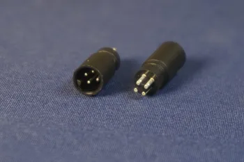 10 buc Mini Din Mufă de sex Masculin Din Conector 4 Pin Lipire Sârmă Tip Micro Slim Cablu de Lipire Mini Circular DIN pentru BWM sârmă exploatați