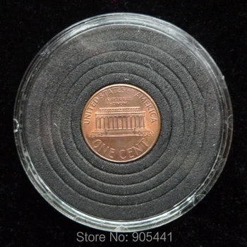 10 Monede Capsule Deținătorul de Monedă Caz de Protecție potrivit Pentru NOI Penny Pentru a se Potrivi cu Diametrul de 19mm 24mm 29mm 34mm 39mm Rotund din Burete Negru