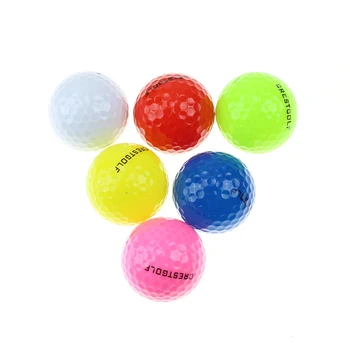 (10 Pack) Crestgolf Intermitent Stralucitoare Minge de Golf,Noapte, Strălucire Flash LED-Minge de Golf,șase Culori pentru Alegerea Ta