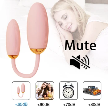 10 Viteze Wireless de Control de la Distanță Vibratoare Ou Impermeabil Sari Ou Vibratoare Masturbari Jucarii Sexuale pentru Femei Dublu Vibrator