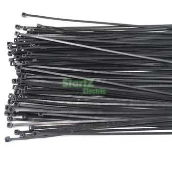 1000Pcs / 500pcs /sac 3X (80,100,120,150)mm cu Auto-Blocare Negru Nylon66 Cablu de Legături.legături de cablu SGS Certificat