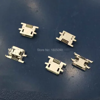 100buc/lot Micro USB Conector Jack Grele placa de sex Feminin 5pin de Încărcare Priză Pentru Sony Xperia M C1904 C1905 Y515 V880 C2004 C2005