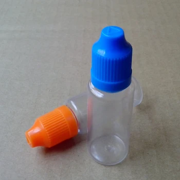 100buc PET Gol de Plastic, Sticla de E-Lichid 20 ml Sticle Cu protecție pentru copii Capac Flacon transparent