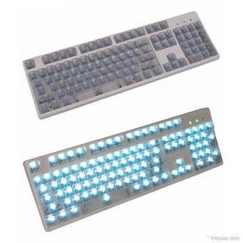104Pcs/Set Universal Elegant Clar Tastatură Mecanică Tasta Caps Înlocuire clar lumina de fundal destul de tastatură tasta caps
