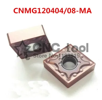 10BUC CNMG120404-MA/CNMG120408-MA carbură CNC insertii,CNC strung tool,se aplică pentru oțel inoxidabil și oțel de prelucrare, introduce MCLNR