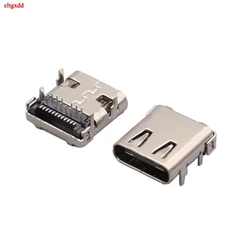 10buc / Lot USB 3.1 Tip-C de 24 de Pini de sex Feminin SMD Soclu DIP Conector Pentru DIY PCB Design Curent Mare de Încărcare Rapidă