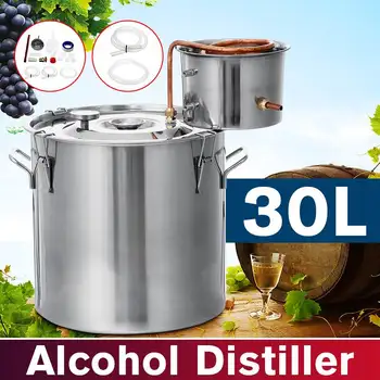 10L/12L/20L/30L Distilator Alambic de Contrabandă cu Alcool Încă Inoxidabil Cupru DIY Acasă Brew Apă, Vin, Ulei Esențial de fabricare a Berii Kit