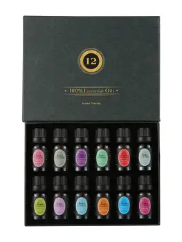 12Pcs Naturale, Pure, Uleiuri de Aromoterapie Kit 10ml Pentru Umidificator solubil în Apă Parfum Ulei Masaj cu Ulei Esential Set