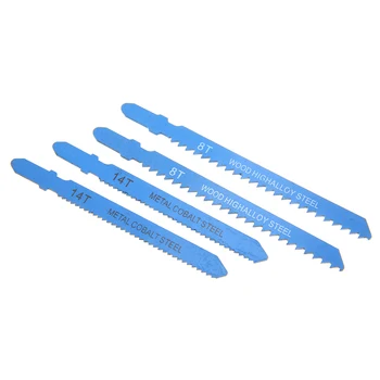14pcs Colorate Asortate Metal Oțel T-coadă Puzzle Blade Set de scule de Montaj Pentru Plastic, Lemn, Aluminiu mai Rapid de Tăiere Lame de Ferăstrău