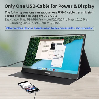 15.6 inch touch screen monitor portabil 1080P ips hd usb de tip c afișaj baterie reîncărcabilă monitor pentru laptop telefon PS4 XBOX