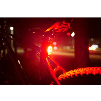 150 Lumen USB Reîncărcabilă cu LED-uri Impermeabil Ciclu Lampă Spate Colorate Roșu Biciclete Coada Lumina BHD2