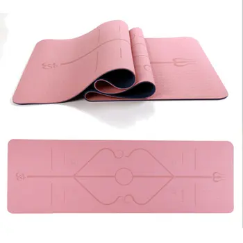 1830*610*6mmTPE Yoga Mat de Protecție a Mediului fără Gust Non-Alunecare de Sport de Fitness Saltea de Yoga Pentru Incepatori Fitness Gimnastică Mat