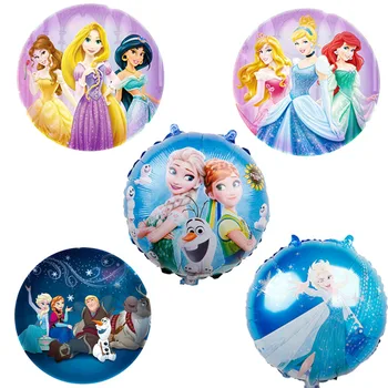 18inch Disney princess baloane folie 10buc Elsa frozen petrecere de ziua balon copil de dus fată Ziua de nastere decoratiuni petrecere copii