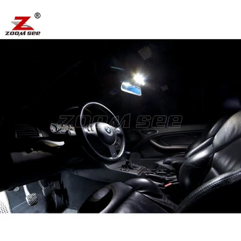 18pcs Bec LED de Interior dome Light Kit pentru BMW Seria 3 E46 Touring Wagon 316i 318i 320i 323i 325i 328i 330i (1999-2005)