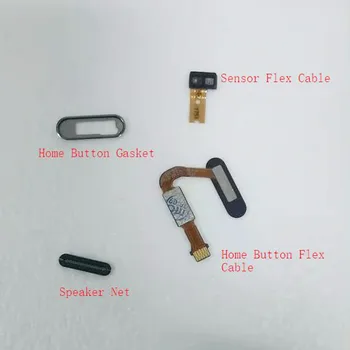 1Set Pentru Huawei Honor Vezi 10 Button Acasă Cablu Flex + Senzor + Difuzor Net + Garnitura Joystick-ul Cu Cablu Flex Pentru Onoare V10