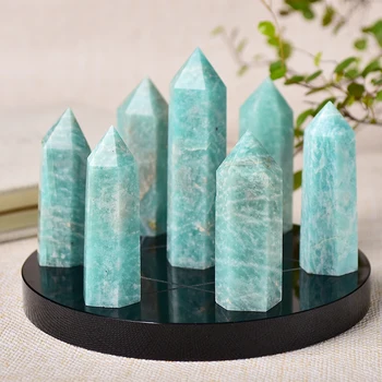 1set Șapte Stele Placă de Cristal Natural Punct de Piatră de Vindecare Chakra Energia Reiki Piatră Magie Obelisc 12cm Piedestal Decor Acasă