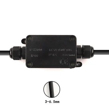 2/3 Mod de Cablu Electric Conector de Sârmă în aer liber rezistent la apa IP66 Cutie de Joncțiune Cu Terminal pentru 17.5 A/450V Lumină Accesorii