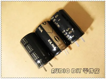 2 BUC/10BUC ELNA Pentru Pioneer Aur Negru 220uF 50V 50V220UF Audio Condensator Electrolitic