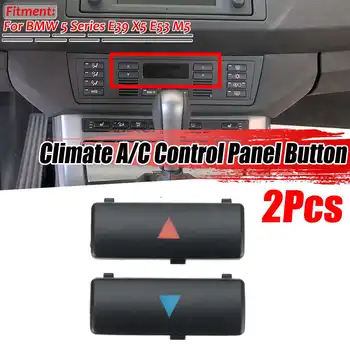 2 buc E39 X5 Masina Clima A/C Control al Temperaturii Buton de pe Panoul de Capace Cheie Switch-uri Kit Pentru BMW Seria 5 E39 X5 E53 M5 64116924315