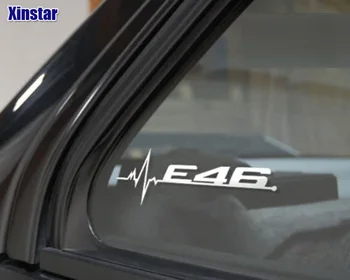 2 buc/lot M putere de performanță E28 E30 E34 E36 E39 E46 E60 E61 E62 E90 E91 E92 LOGO mașină windows autocolant pentru BMW