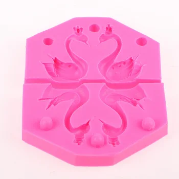 2 Buc/ set 3D Lebada săpun mucegai tort de ciocolată decorare DIY de copt fondante mucegai silicon F0441