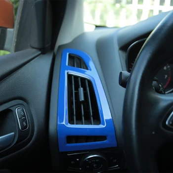 2 buc/Set ABS Albastru de Aer Condiționat Paiete Aer Conditionat Guri de Autocolant pentru Ford Focus 3 4 2012 2013 2016 2017