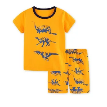 2 buc/set Noi de Vara Baieti Haine Copii Baieti Desene animate T-Shirt, pantaloni Scurți Copilul Casual Set Haine Copii Treninguri
