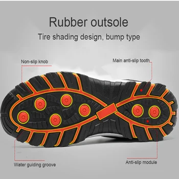 2019 Bărbați Încălțăminte de protecție din Oțel Toe Pantofi de Lucru Pentru Bărbați Anti-zdrobitor Puncție Dovada de Construcție Respirabil Adidas