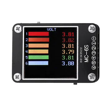 2019 Nou MC-6S 1-6S Lipo Baterie Tensiune Checker Receptor Semnal Tester pentru a verifica E-Bus PPM PWM și DSM Sateliți Primi