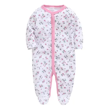 2019 Nou-născutului baby girl haine pentru sugari, copii pijamale, salopete salopete bebes urca haine de bumbac copilul somn purta body