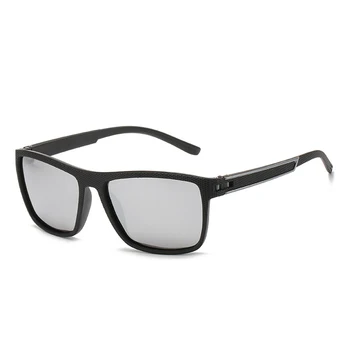 2020 Bărbați Pescuit ochelari de Soare Vintage Square Sport de Conducere Ochelari de Soare Protectie UV de sex Masculin Argint Lentile Oglindă Eyewears Gafas
