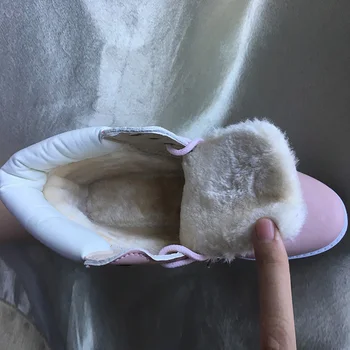 2020 Cizme de Iarna pentru Femei Pantofi de Pluș Cald pentru Iarna Rece Femeie Cizme de Zapada pentru Femei de Moda Glezna Cizme pentru Femei Încălțăminte de Greu de Talpa