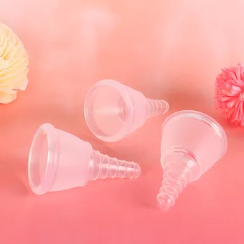 2020 Cupe Menstruale Pliabil de Igienă Feminină Gol coada Menstrual Colector Moale Ceașcă de Silicon Reutilizabile Cupa Menstruala de Călătorie