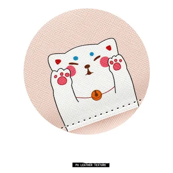 2020 Fierbinte De Desene Animate Drăguț Cardului Mini Portofel Fete Din Piele Pungă De Monede Mici De Pisica Neagra Portofel Coreean Designer De Carte Ori Portofele