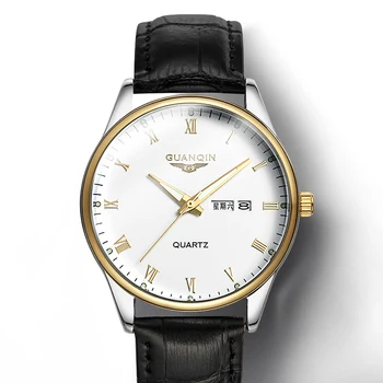 2020 Guanqin GQ11006 de Afaceri de Moda Ceas Automatic Barbati Curea din Piele de sex Masculin Mecanice Ceasuri Calendar Data de Ceas