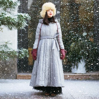 2020 Iarna 90% alb rață jos jacheta femei haină lungă parka îngroșarea Feminin Haine groase de Înaltă Calitate uza cu pălărie