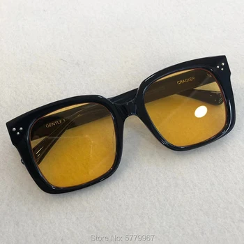2020 Lux Nou Acetat de Mare Cadru Pătrat ochelari de Soare Retro Bărbați Blând Designer de Brand Polarizat Ochelari de Soare pentru Femei barbati UV400