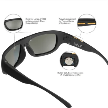 2020 Moda ochelari de Soare Sport LCD Lentile Polarizate Electronice de Transmisie Mannually Reglabil Lentile de ochelari de Soare Barbati