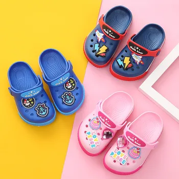 2020 Moda Vara Băieți și Fete Desene animate pentru Copii Pestera Pantofi Antiderapant Copilul Papuci de Plaja, Flip-Flops Copii