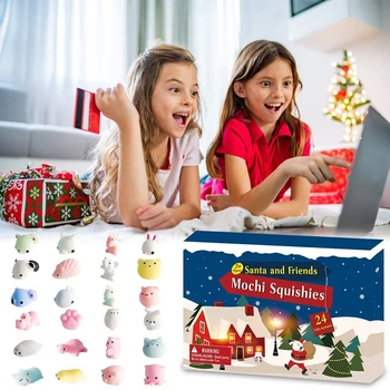 2020 Numărătoarea inversă de Crăciun Jucării Calendare de Advent 24buc Diferite Animale Drăguț Jucării pentru Copii Cadouri Ornamente Decorative