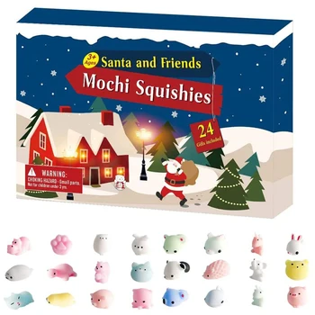 2020 Numărătoarea inversă de Crăciun Jucării Calendare de Advent 24buc Diferite Animale Drăguț Jucării pentru Copii Cadouri Ornamente Decorative