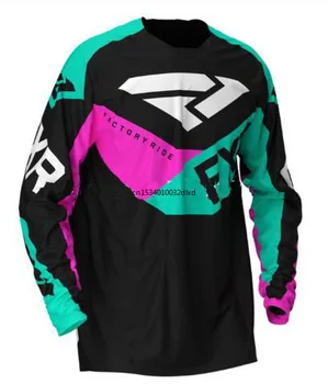 2021 moto alpin Jersey MTB jersey de Pe drum lung de munte biciclete motocross Jersey BMX MTB DH tricou haine
